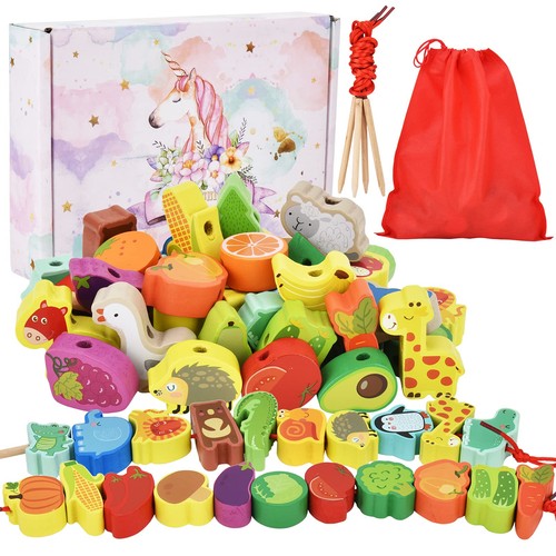 Fädelspiel montessori - fädelspiel,
