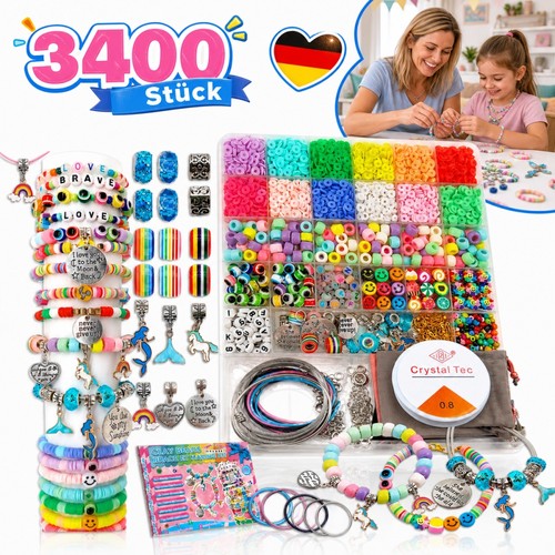 Schmuck bastelset 3400 perlen - schmuck,