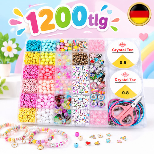 Schmuckperlen diy bastelset - schmuckperlen,