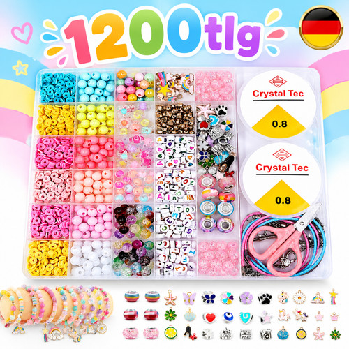 Perlen einhorn bastelset - perlen,