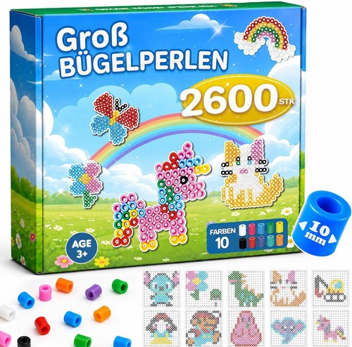 Bügelperlen set 2600 stück - 2600,