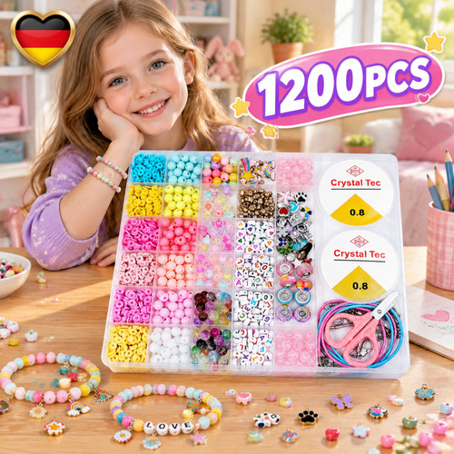 Perlen zum auffädeln - , kinder