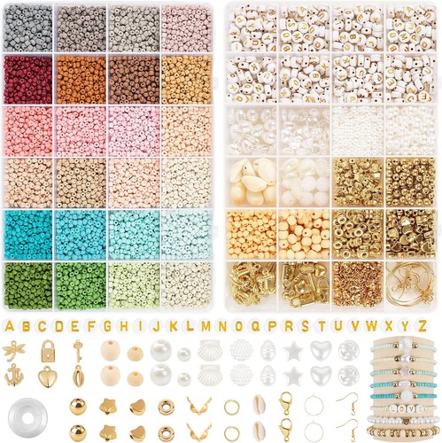 Perlen für armbänder 3mm - perlen,