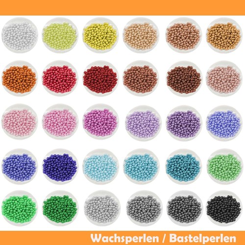 Wachsperlen 8 10mm - 3, mit